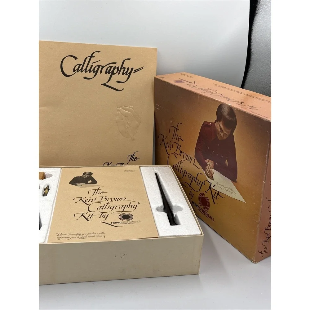 Vintage The Ken Brown‎ Calligraphy Kit by Hunt Speedball 3078 original box